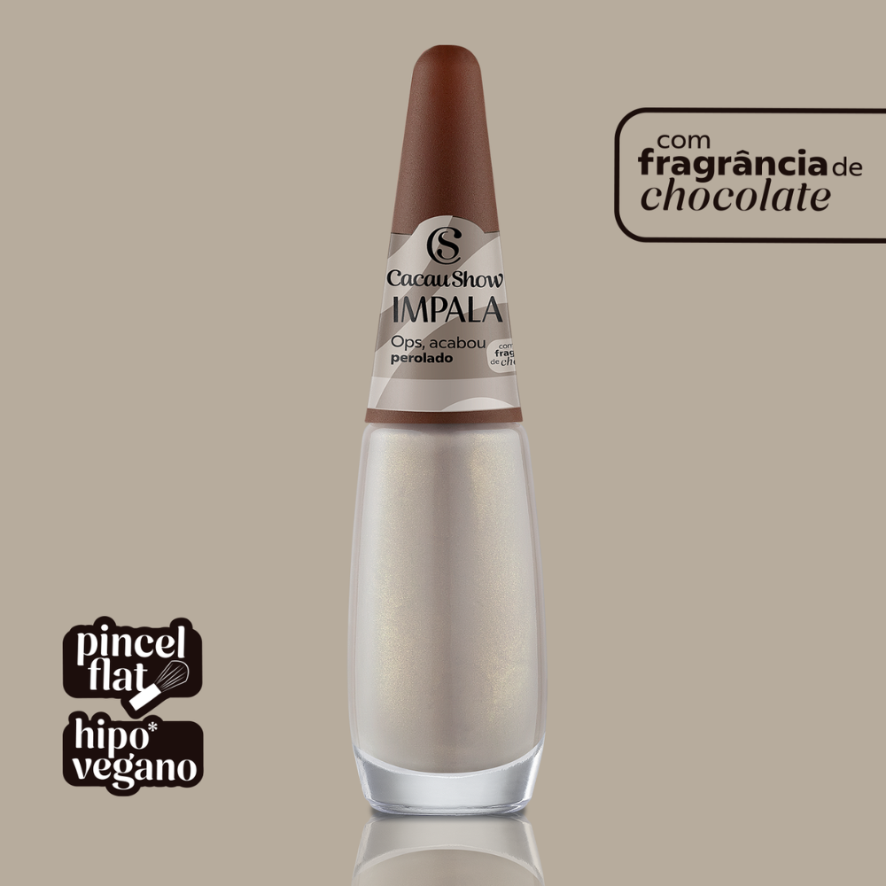Esmalte Impala Cacau Show Perolado Ops, Acabou 7,5ml