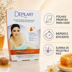 Folhas Prontas Depilart Corporal Mel 20 Unidades