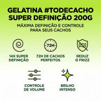 Gelatina Salon Line #To De Cacho Super Definição 200g