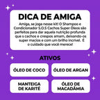 Kit Salon Line S.O.S Shampoo 300ml + Condicionador 200ml Super Óleos