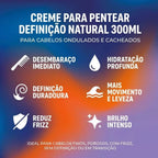 Kit Salon Line Definição Natural com Shampoo, Creme Multifuncional e Creme para Pentear 300ml