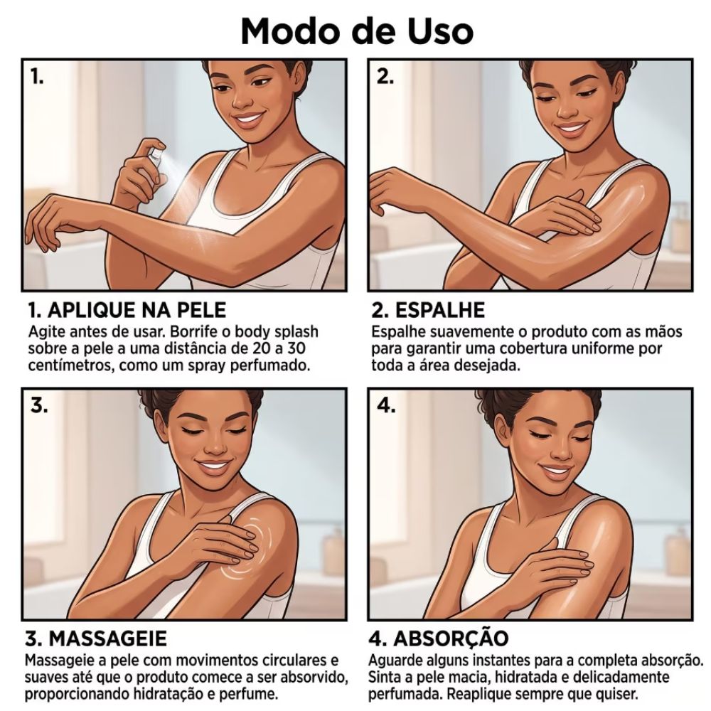 Body Splash Xêrosa Salon Line Verão Árabe 200ml