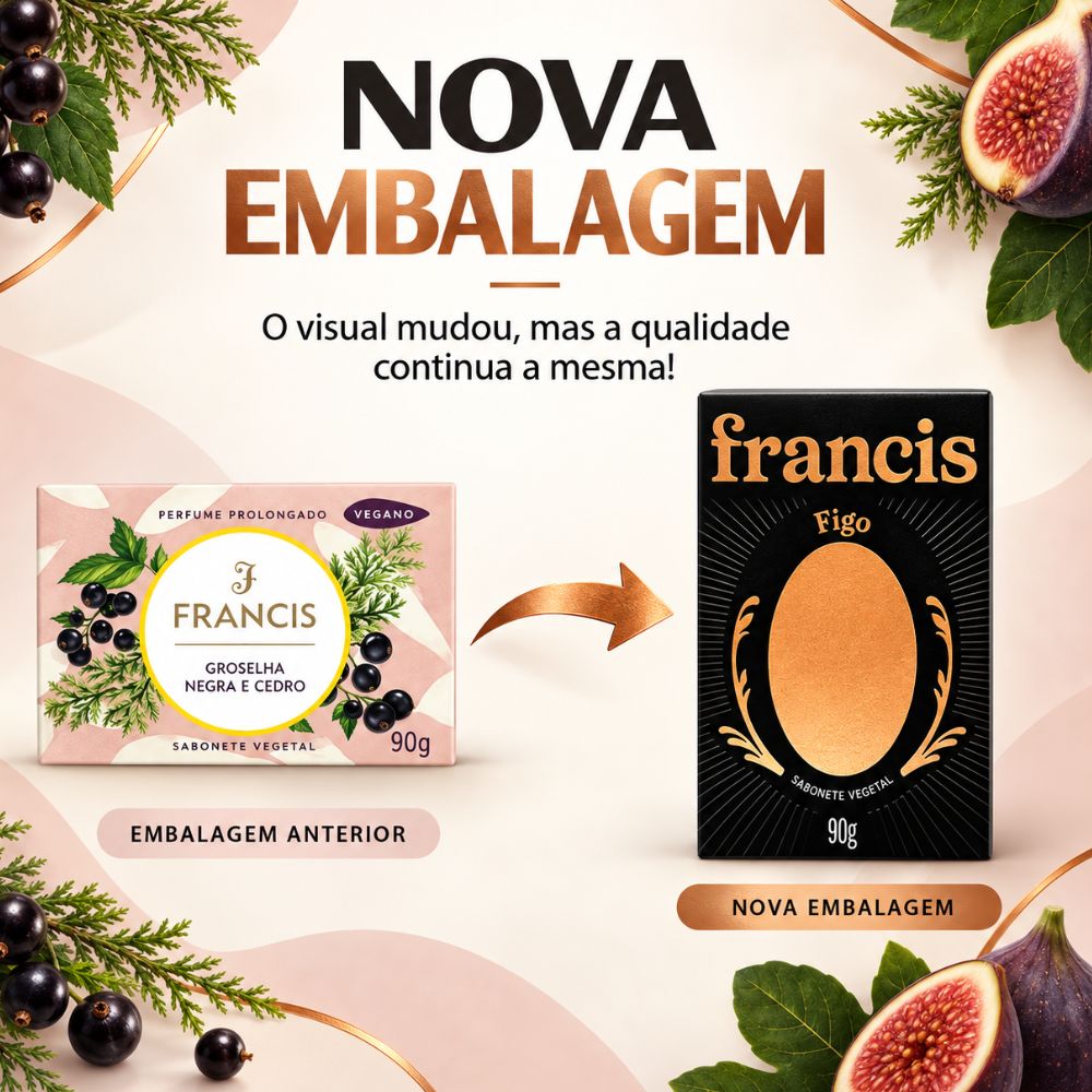 Sabonete em Barra Francis Clássico Figo 90g