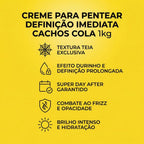 Creme Para Pentear Salon Line Definição Imediata Cachos Cola 1kg