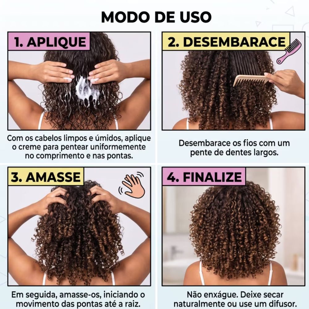 Creme Para Pentear Salon Line Definição Duradoura Cachos à Prova 1kg