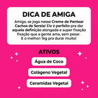 Creme Para Pentear Definição Alongada Cachos de Sereia 1kg
