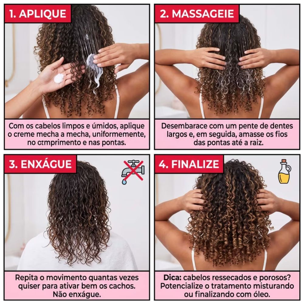 Creme para Pentear Salon Line Definição Cachos Ostentação 300ml