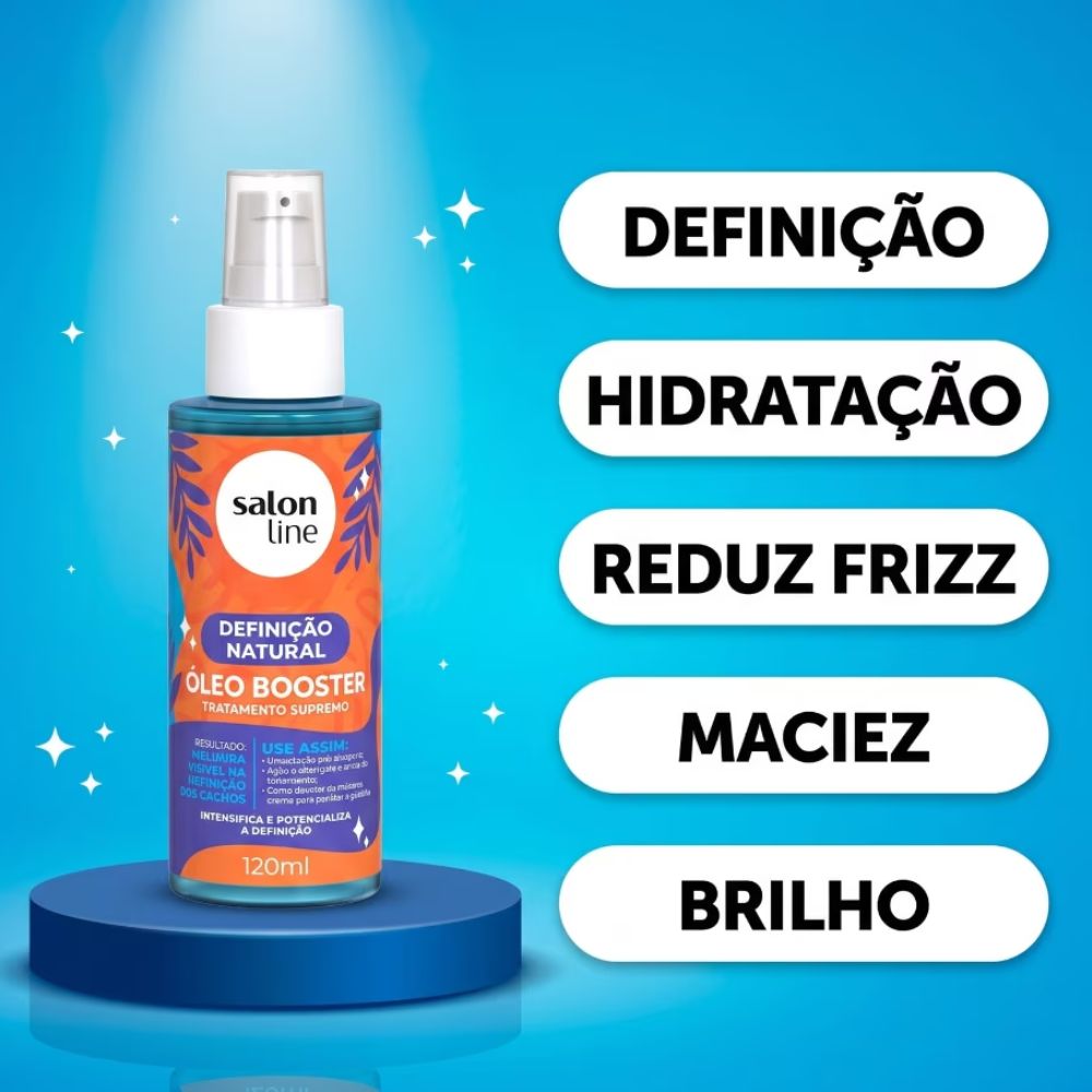 Óleo Booster Salon Line Definição Natural 120ml