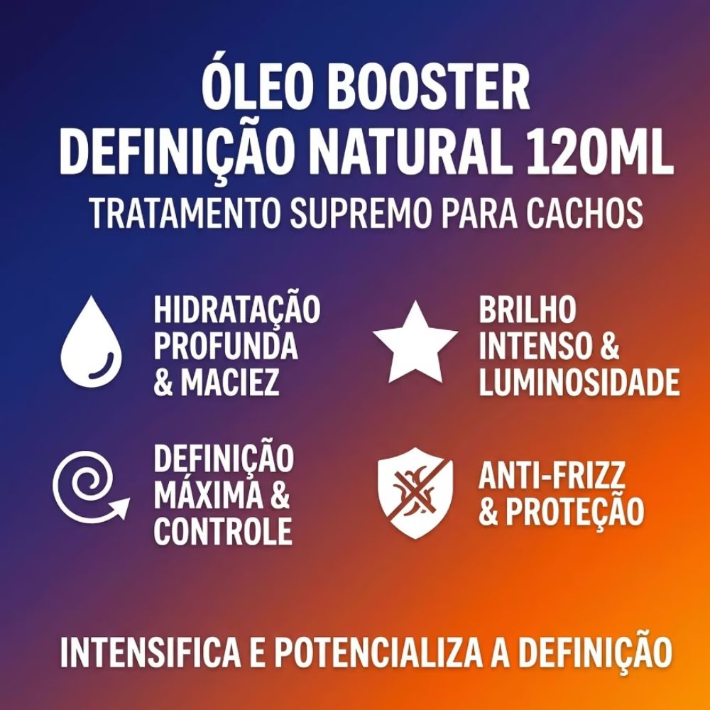 Óleo Booster Salon Line Definição Natural 120ml
