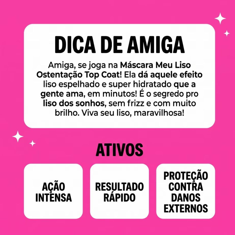 Máscara Meu Liso Salon Line Liso Ostentação 300g