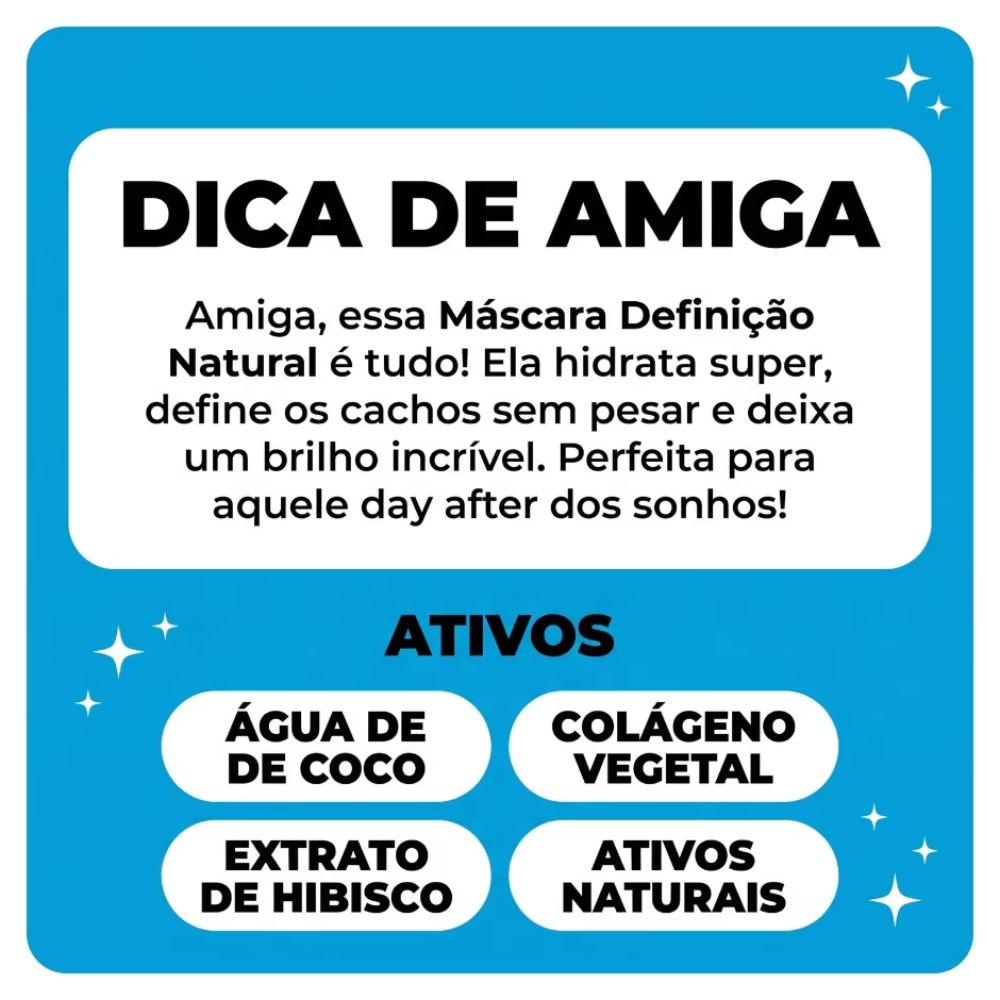 Máscara de Tratamento Definição Natural 300g