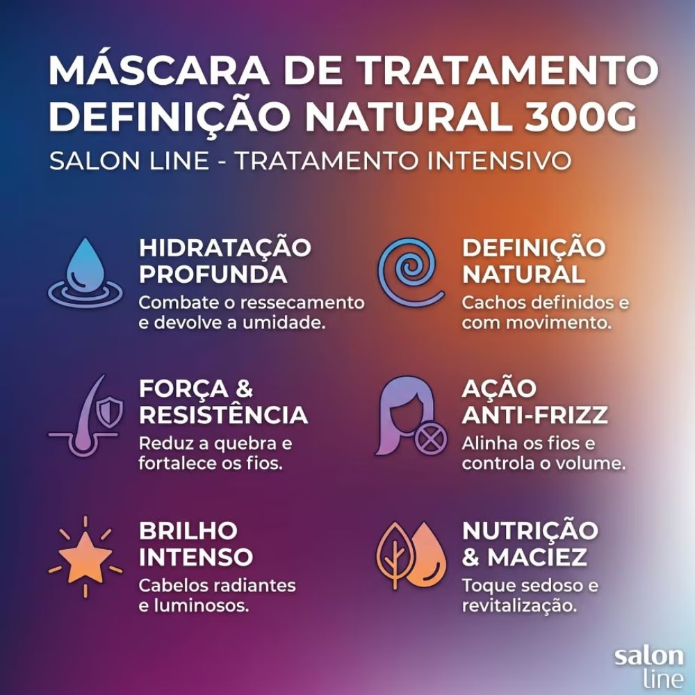 Máscara de Tratamento Definição Natural 300g