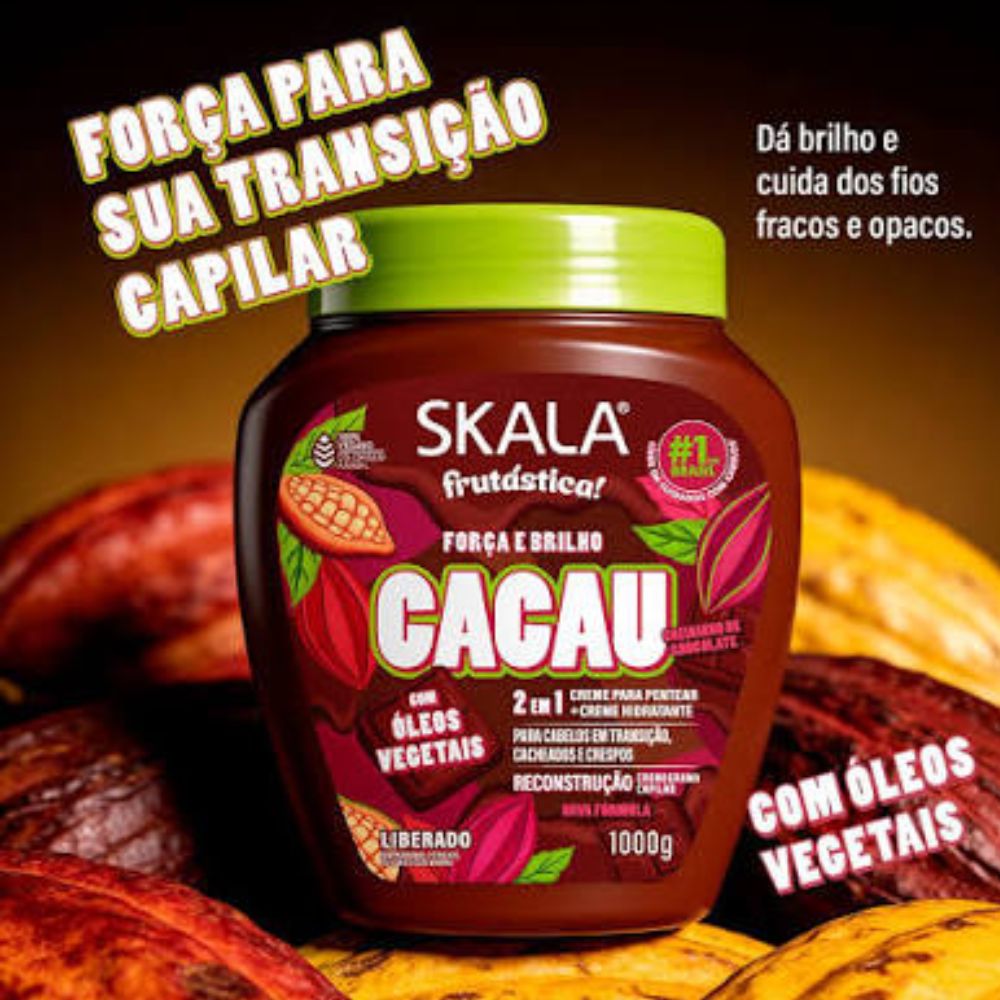 Creme de Tratamento Skala Brasil Cacau 1000g