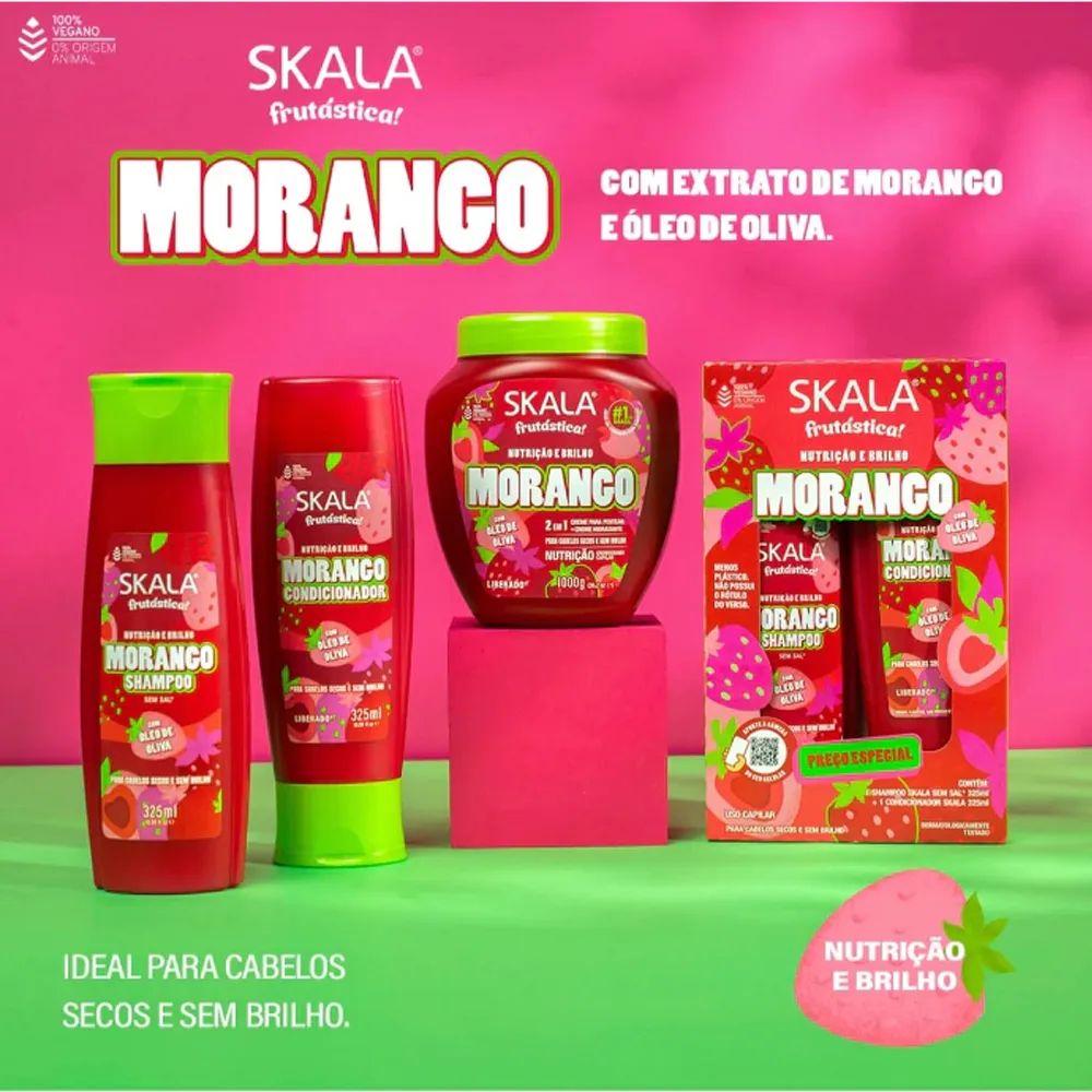 Creme de Tratamento Skala Morango 1000g