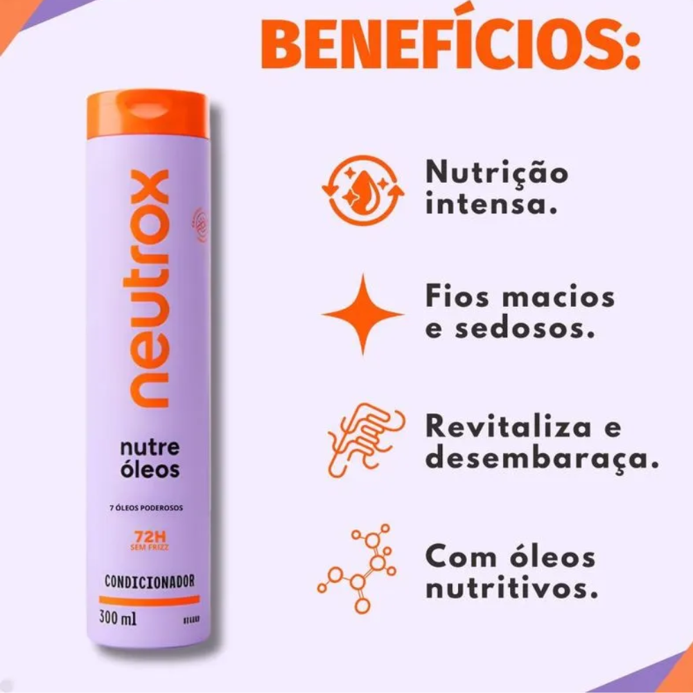 Condicionador Neutrox Nutre Óleos 300ml