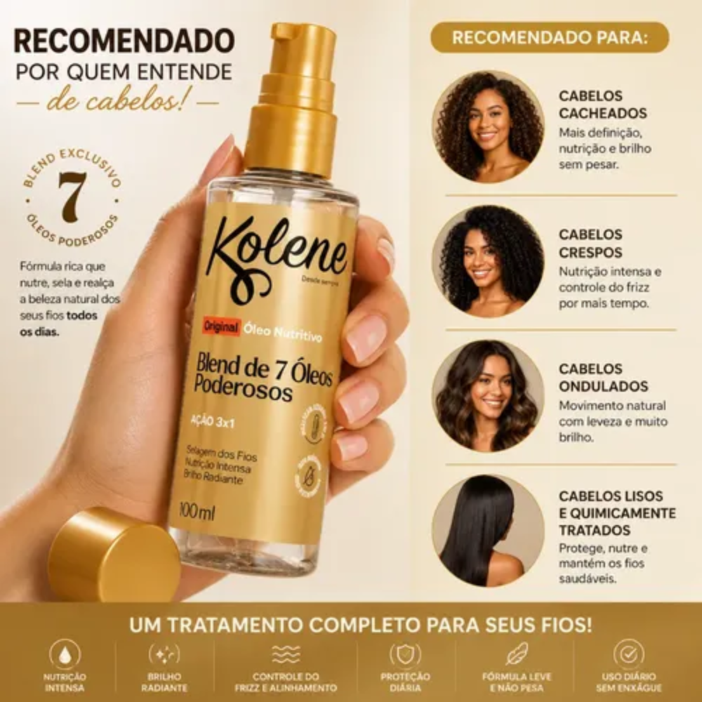 Óleo Nutritivo Kolene Original 100ml