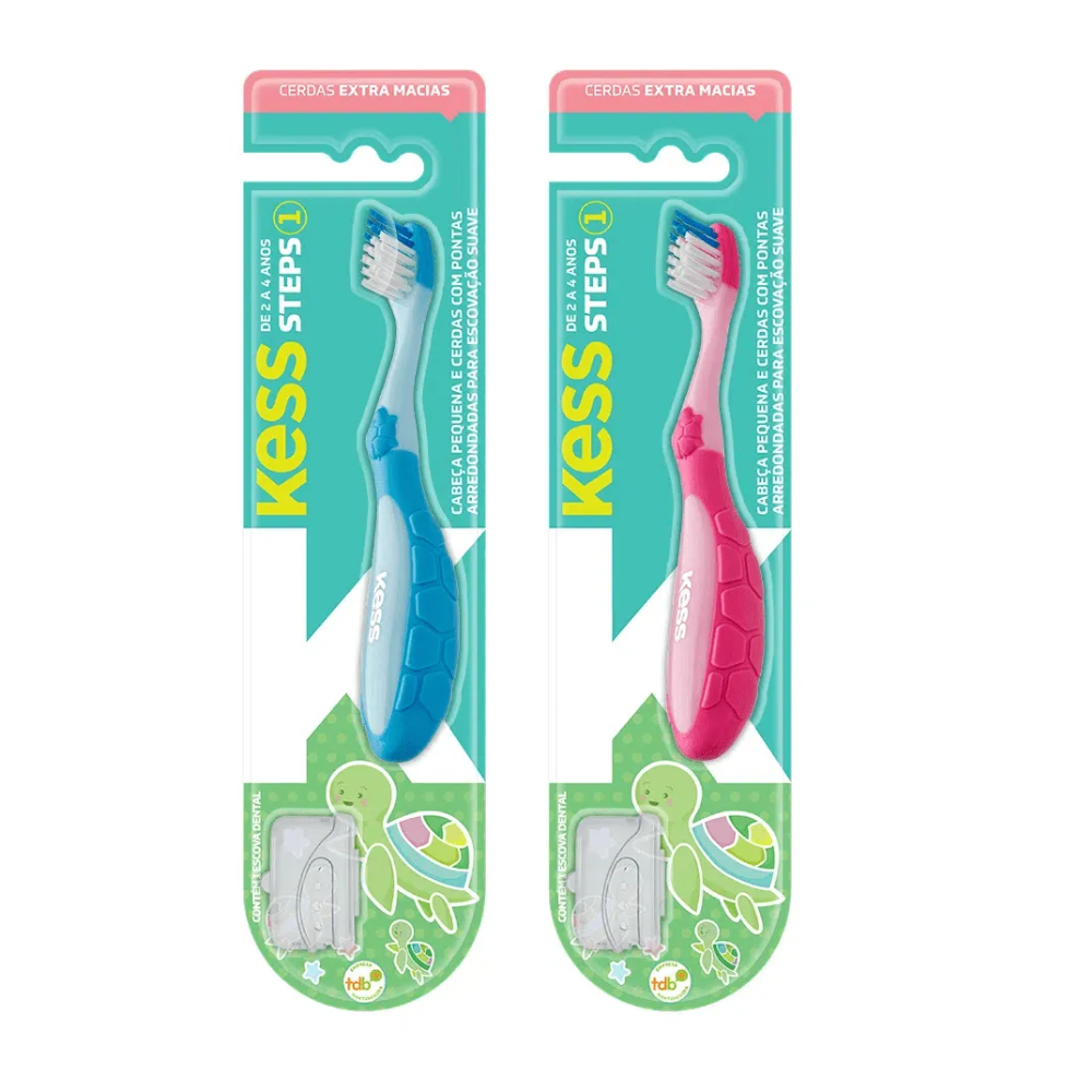 Escova Dental Kess Steps 1 Macia