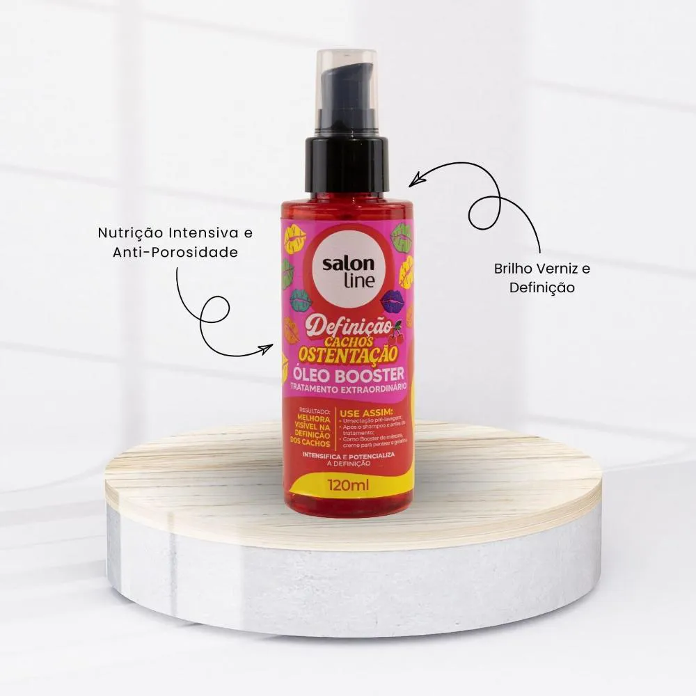 Óleo Booster Salon Line Definição Cachos Ostentação 120ml