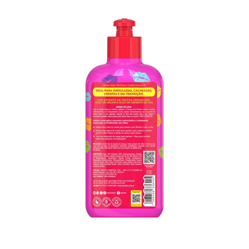 Creme para Pentear Salon Line Definição Cachos Ostentação 300ml