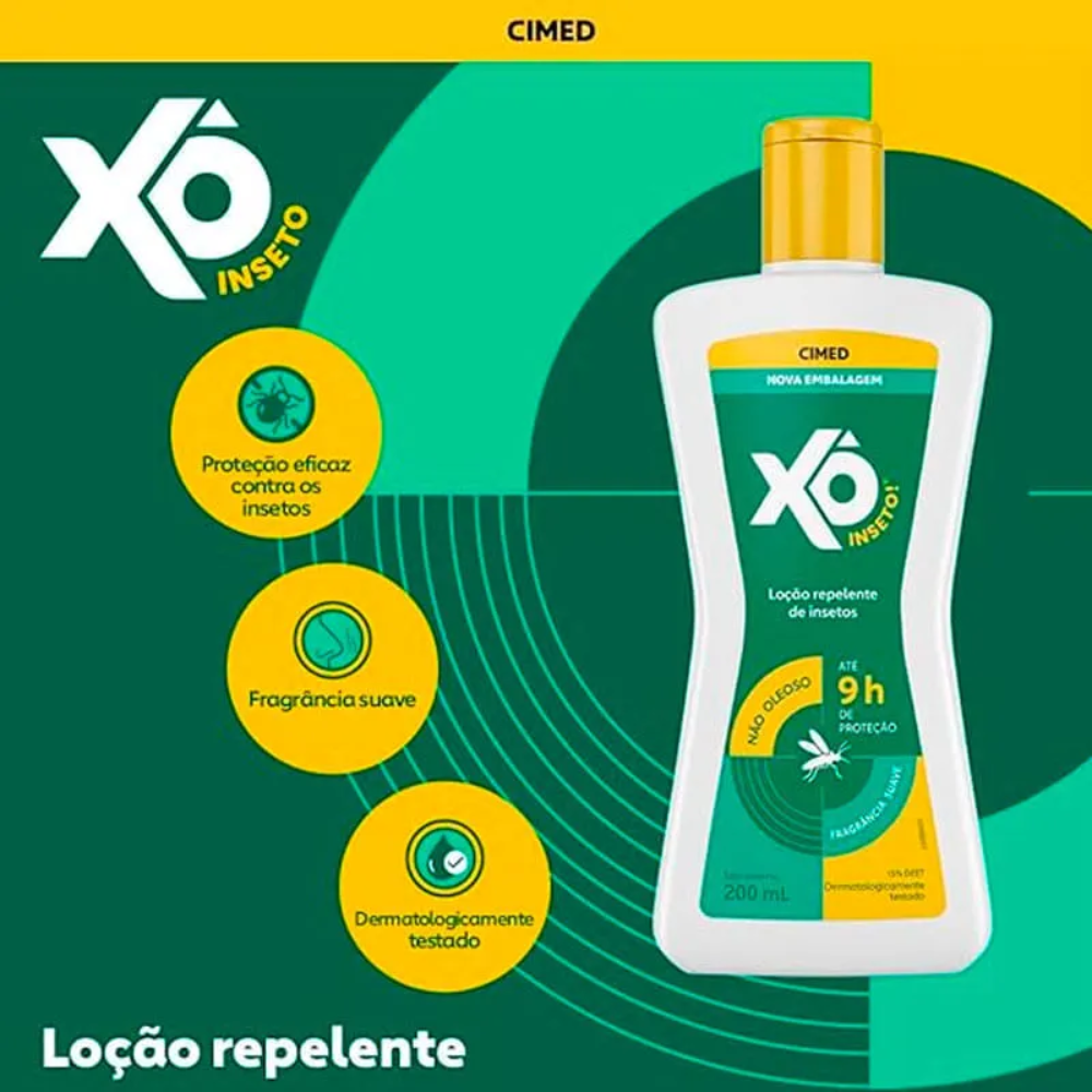 Loção Repelente Xô Inseto 15% 200ml
