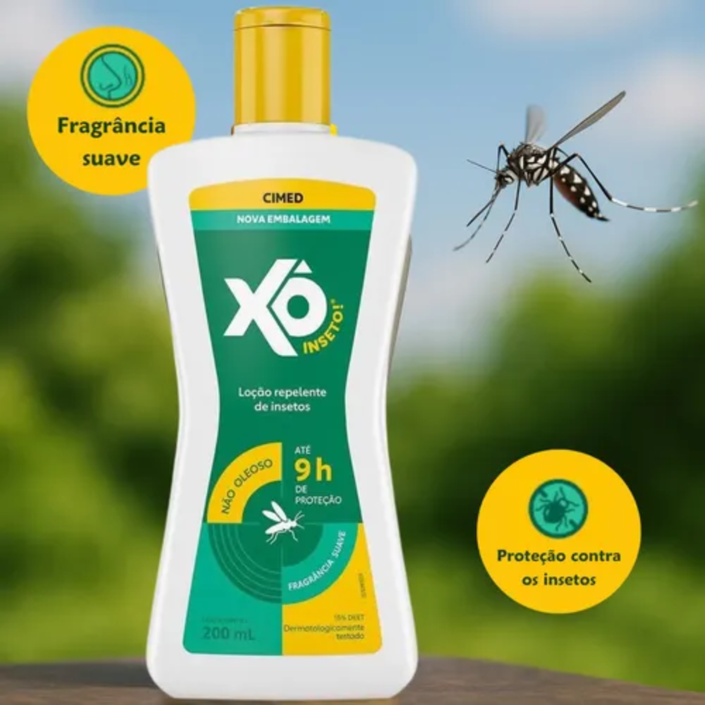 Loção Repelente Xô Inseto 15% 200ml