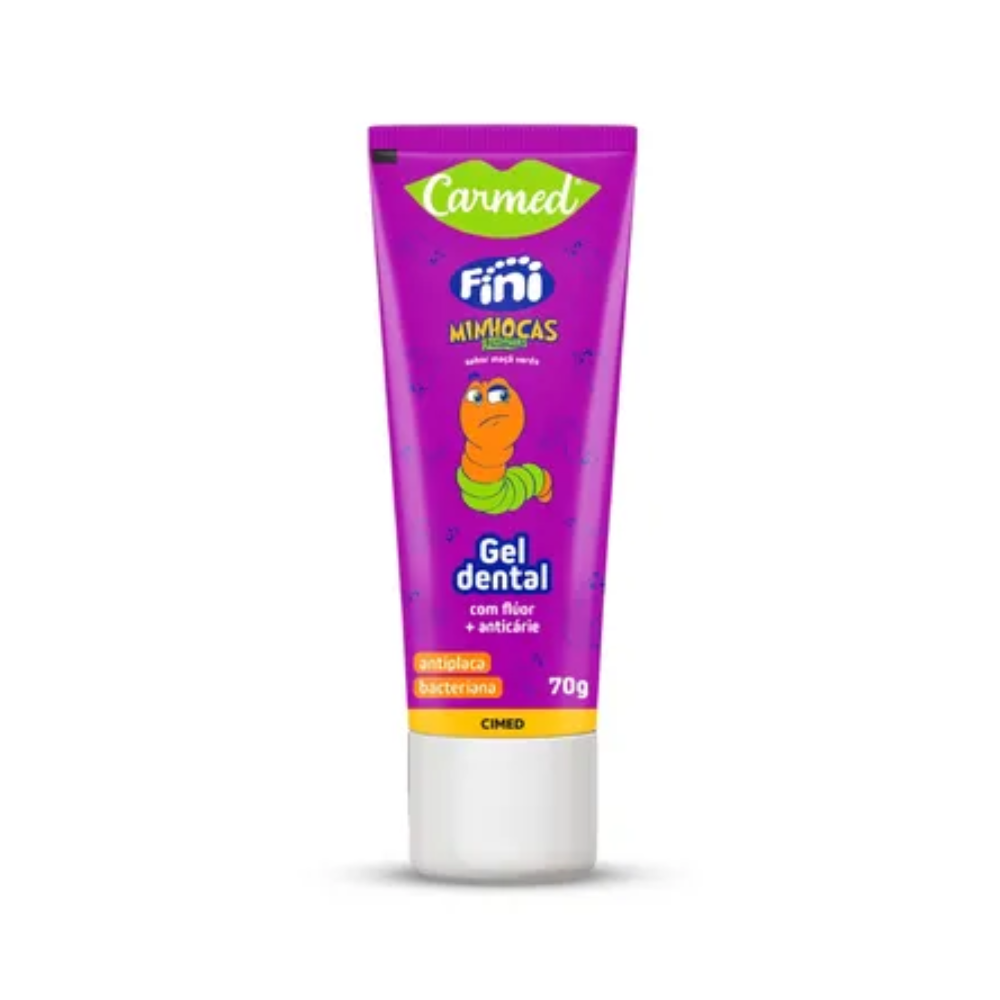 Gel Dental Carmed Fini Minhocas com Flúor 70g
