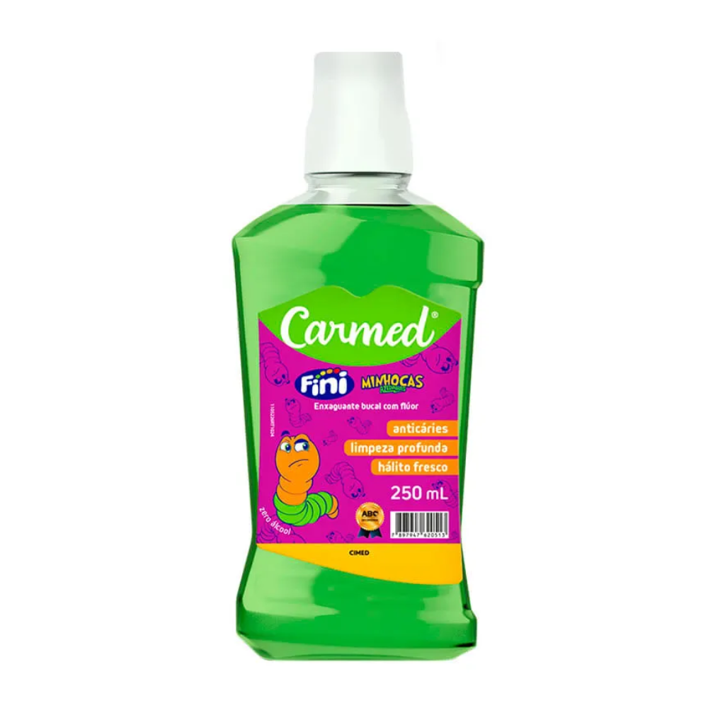 Enxaguante Bucal Carmed Fini Minhocas 250ml