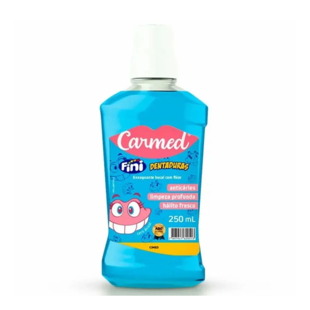 Enxaguante Bucal Carmed Fini Dentadura 250ml