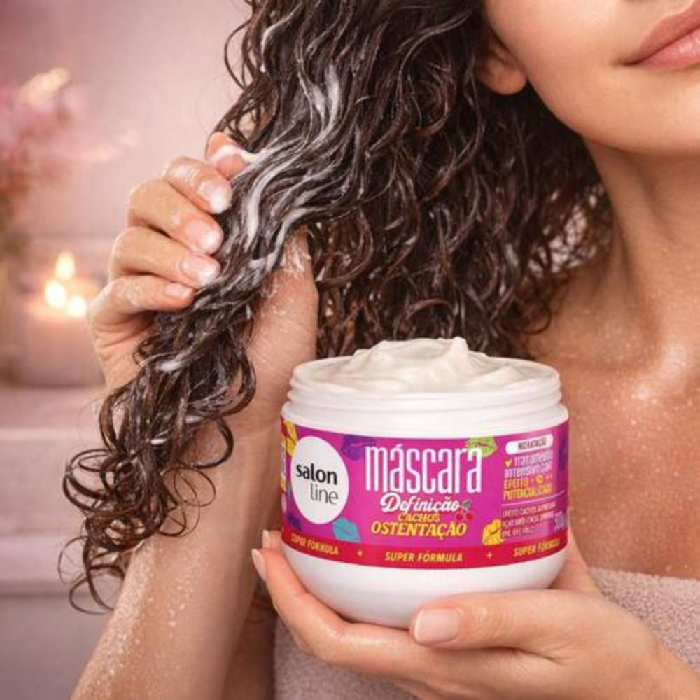 Máscara Condicionante Salon Line Definição Cachos Ostentação 300g