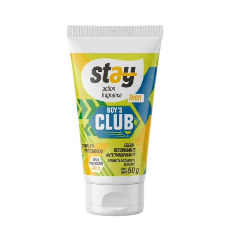Desodorante Creme Antitranspirante Stay Teen Boys Club 50g