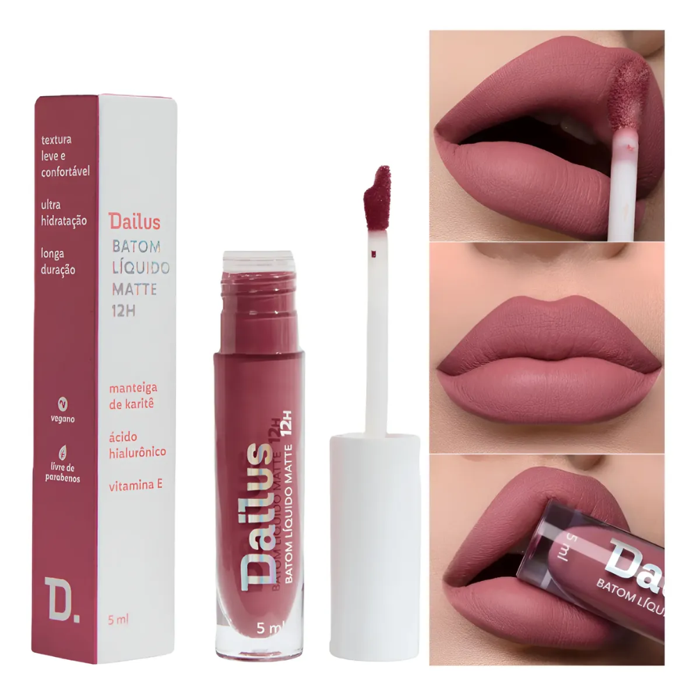 Batom Líquido Dailus Choco 4ml
