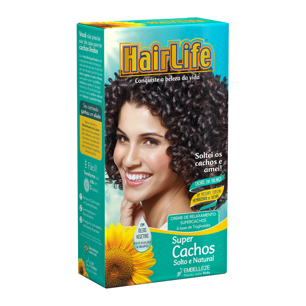 Kit Creme Relaxante Embelleze HairLife Cacho & Natural