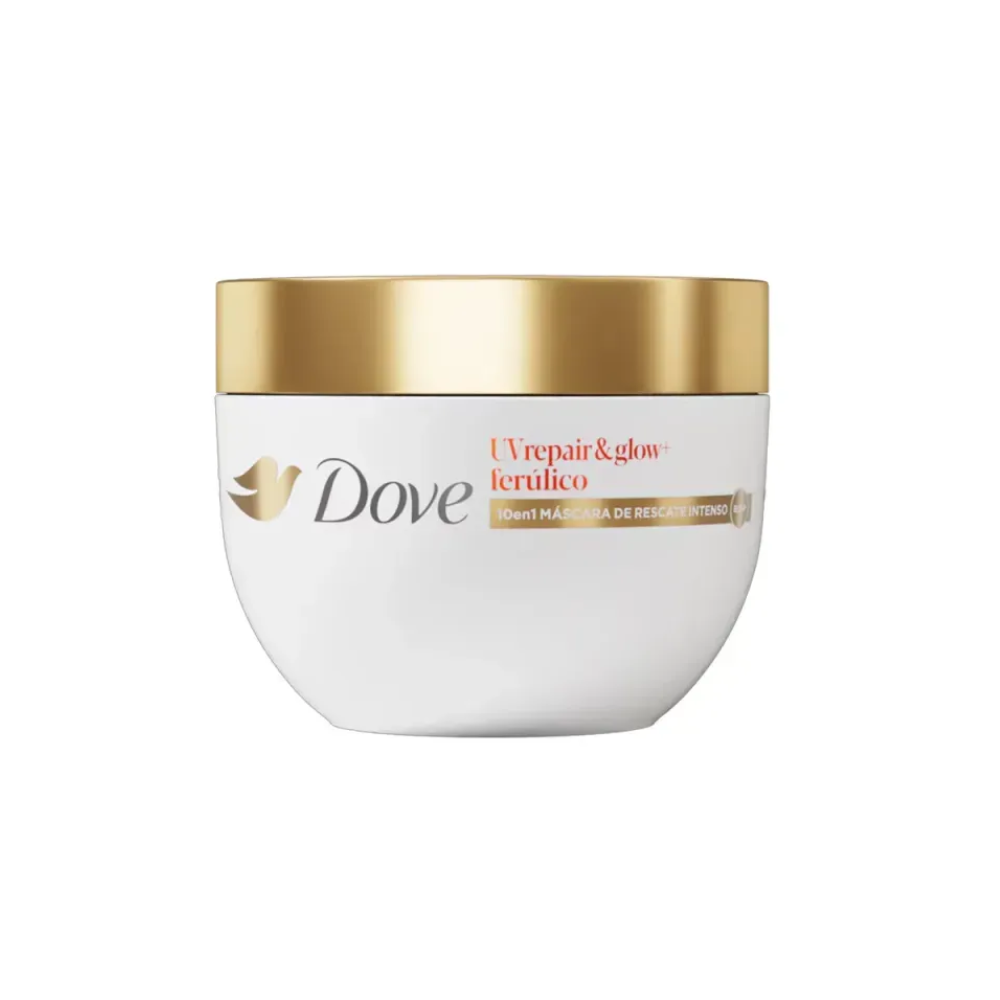 Máscara Capilar Dove 10 em 1 UV Repair & Glow + Ferúlico 250g