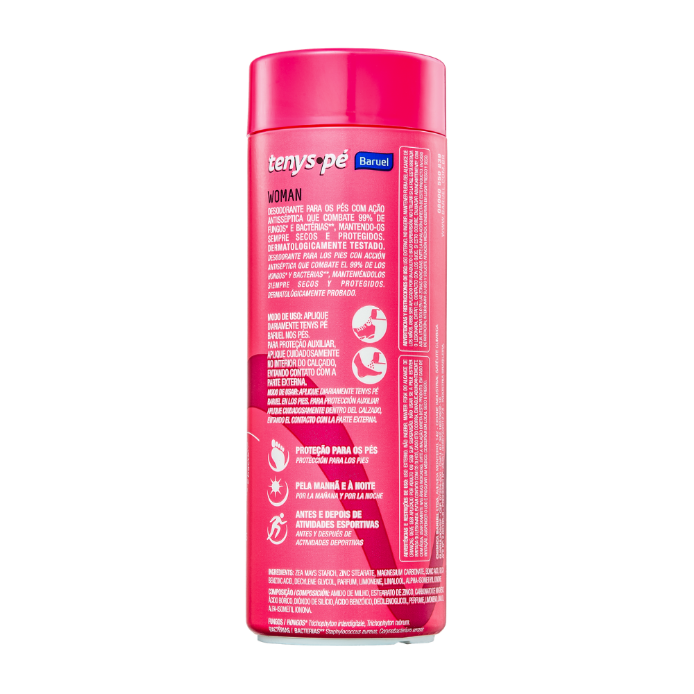 Talco Para os Pés Tenys Pé Woman Calendula 100gr
