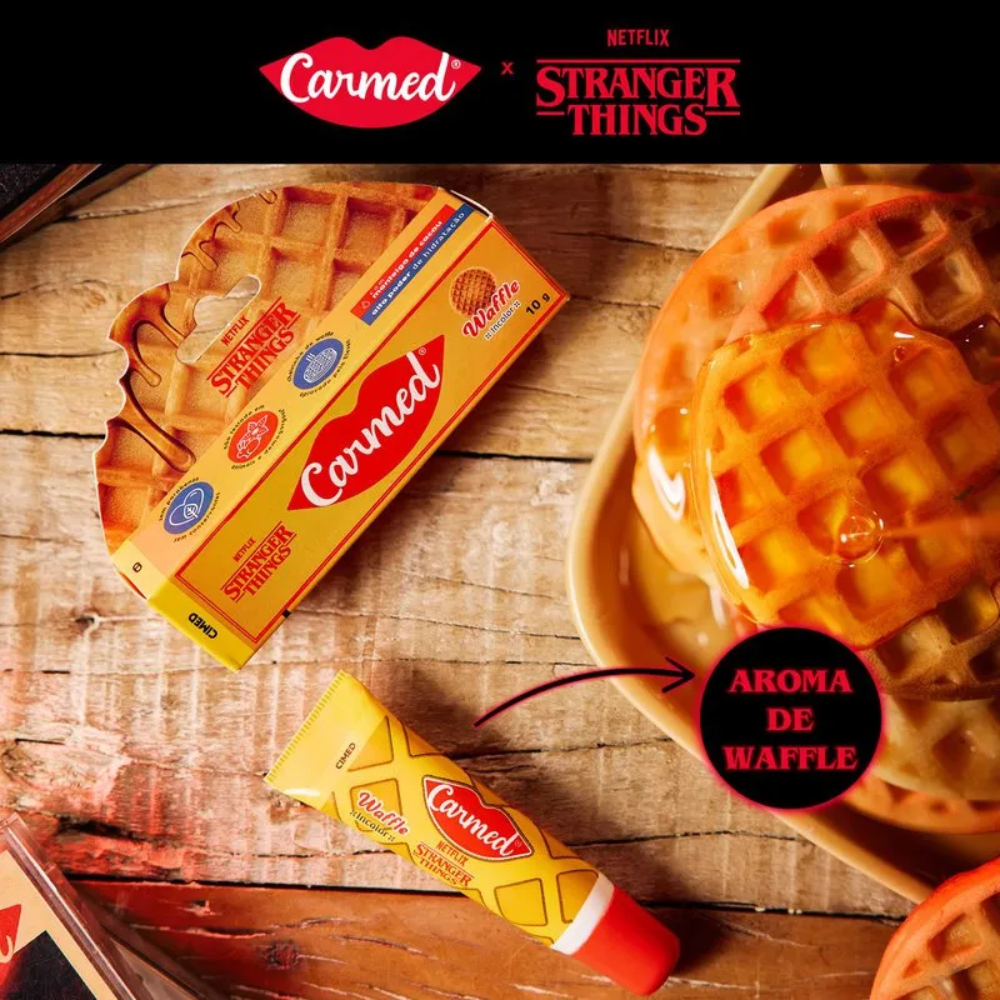 Hidratante Labial Carmed Stranger Things Waffle 10g