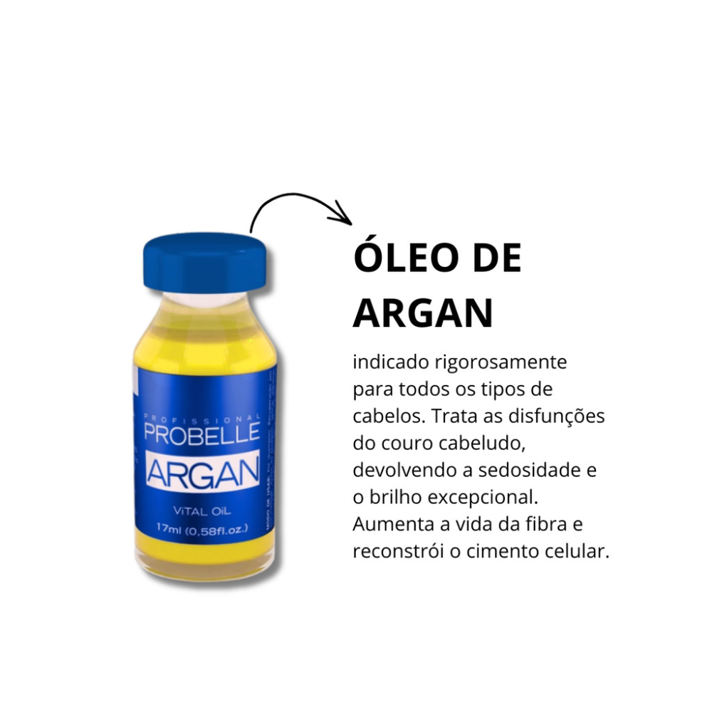 Ampola Probelle Óleo de Argan 17ml