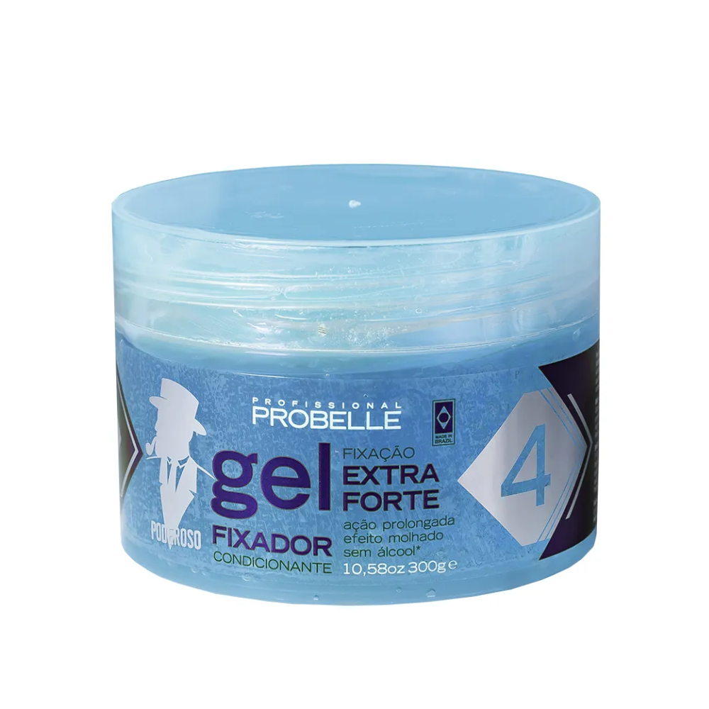 Gel Fixador Extra Forte Probelle Poderoso For Men 300g