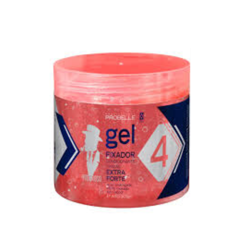 Gel Fixador Extra Forte Probelle Poderoso For Men Nº4 500g