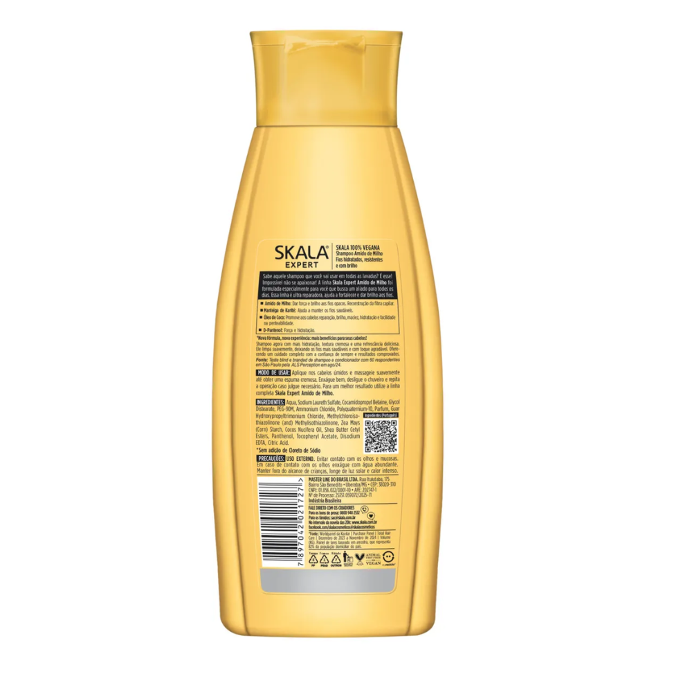 Shampoo Skala Amido de Milho 325ml