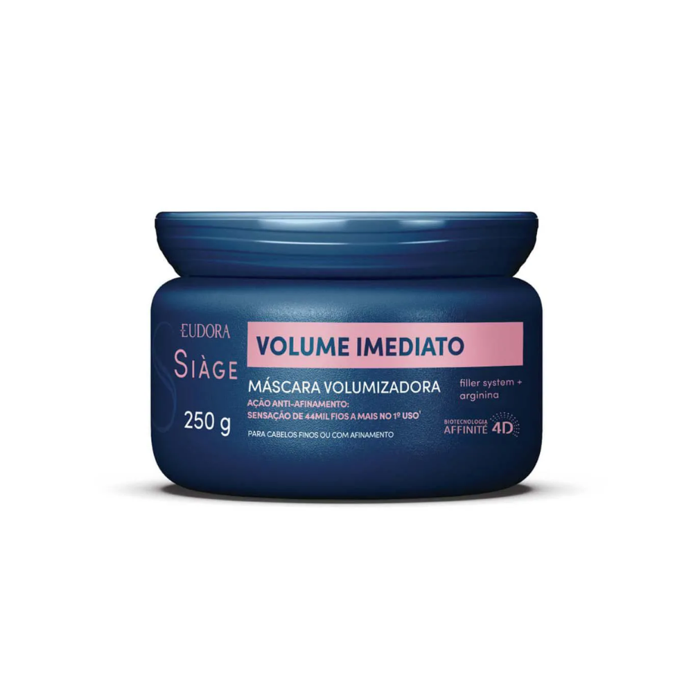 Máscara Capilar Eudora Siàge Volume Imediato 250 g