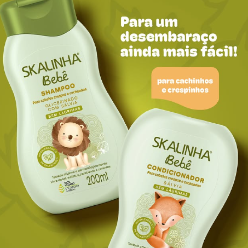 Condicionador Skalinha Bebê Sálvia 200ml