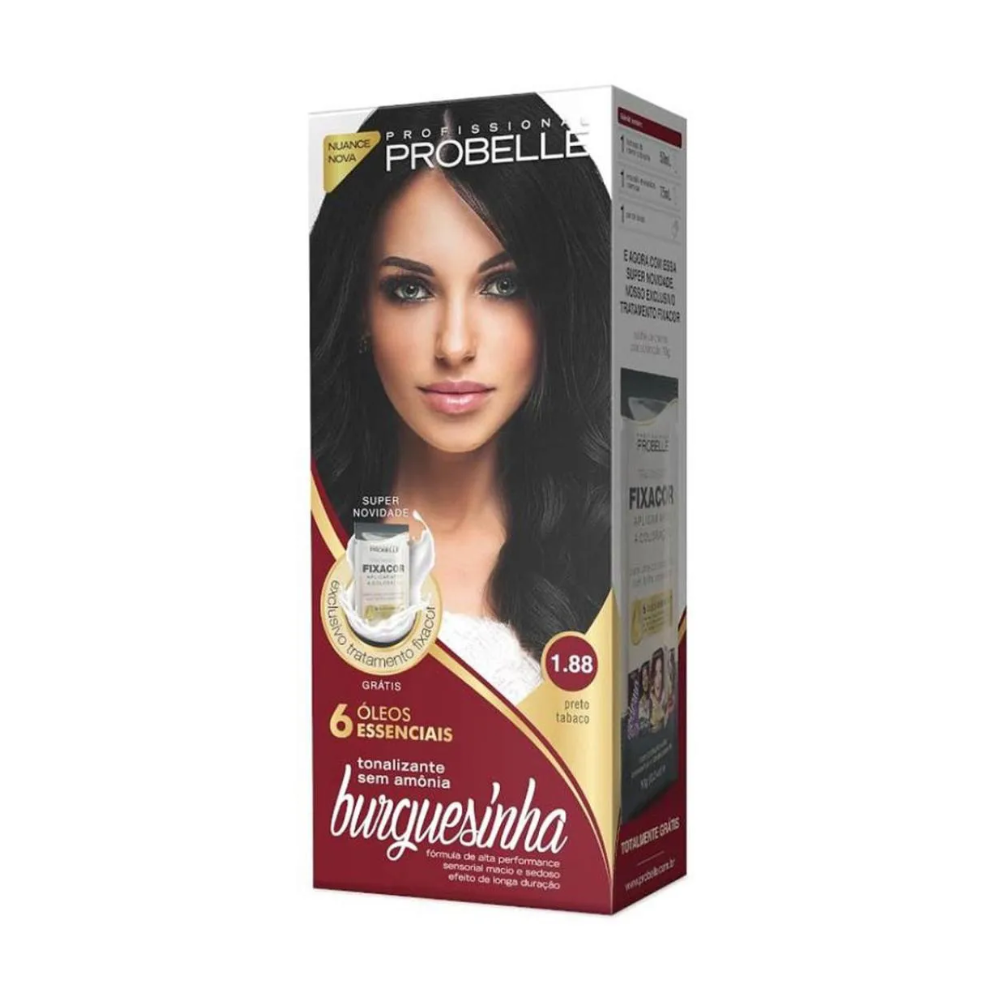 Tonalizante Probelle Burguesinha Preto Tabaco 1.88