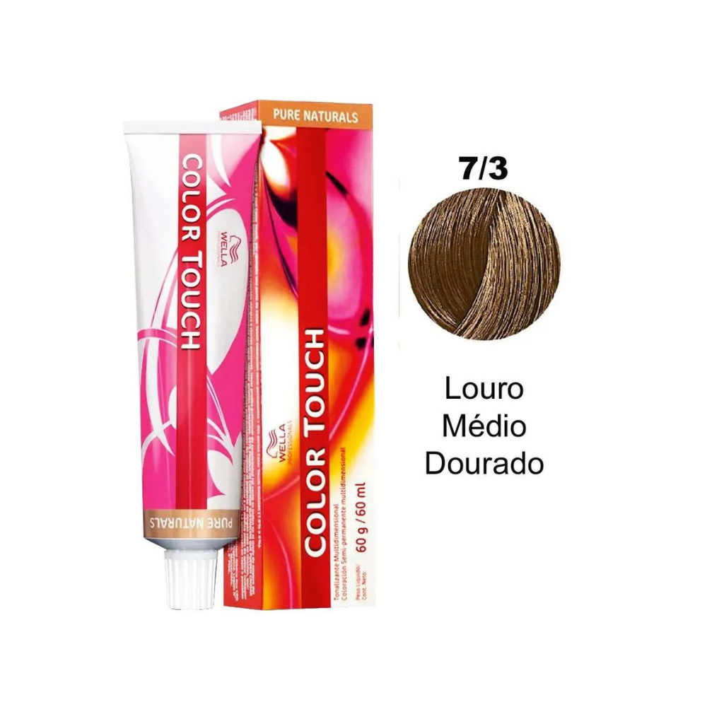 Tonalizante Wella Professionals Color Touch Louro Médio Dourado 7/3