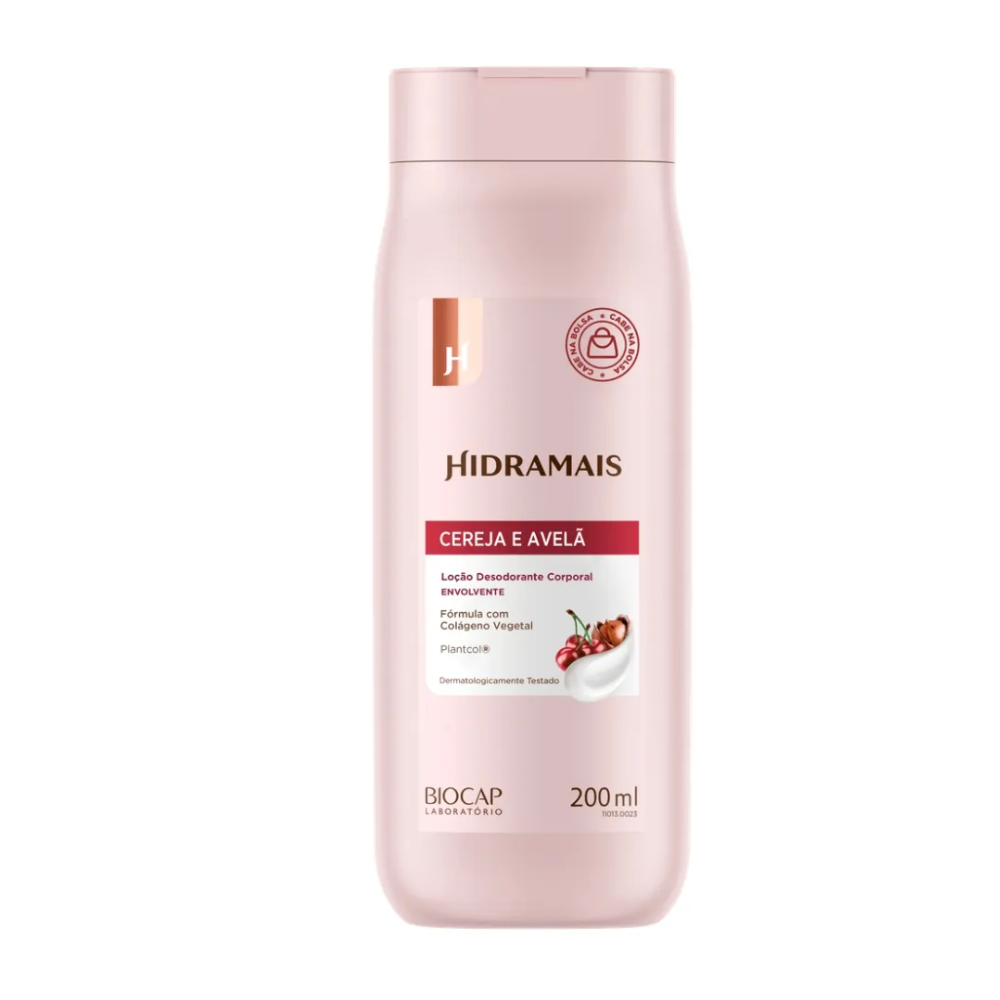 Loção Desodorante Corporal Hidramais Cereja e Avelã 200 ml