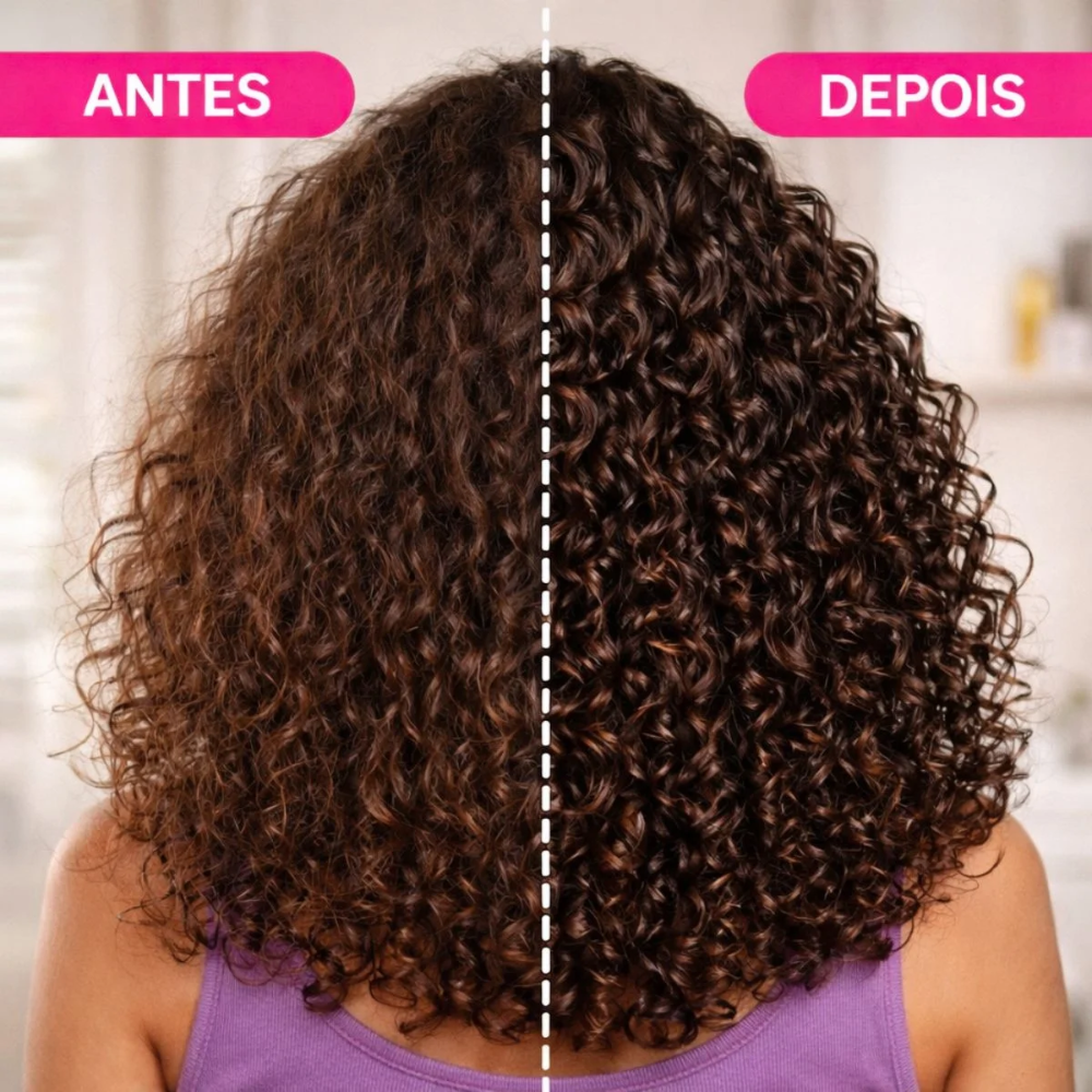 Kit Shampoo + Creme Multy Salon Line Definição Cachos Ostentação 300ml