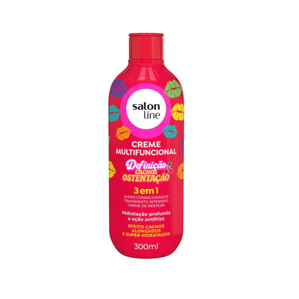 Kit Shampoo + Creme Multy Salon Line Definição Cachos Ostentação 300ml