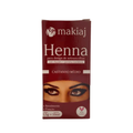 Kit Makiaj Henna 1,5g + Fixador 10ml Castanho Médio