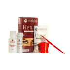 Kit Makiaj Henna 1,5g + Fixador 10ml Castanho Escuro