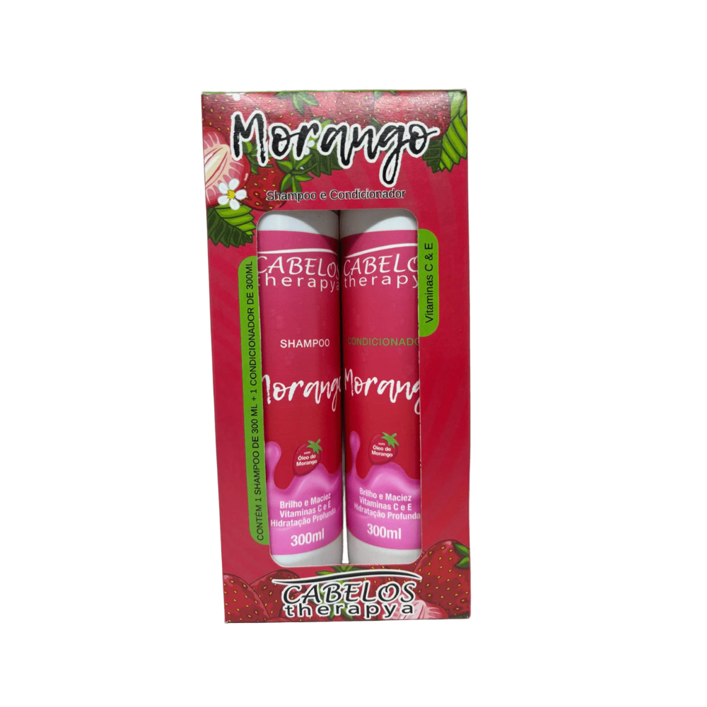 Shampoo + Condicionador Kelma Morango 300 ml