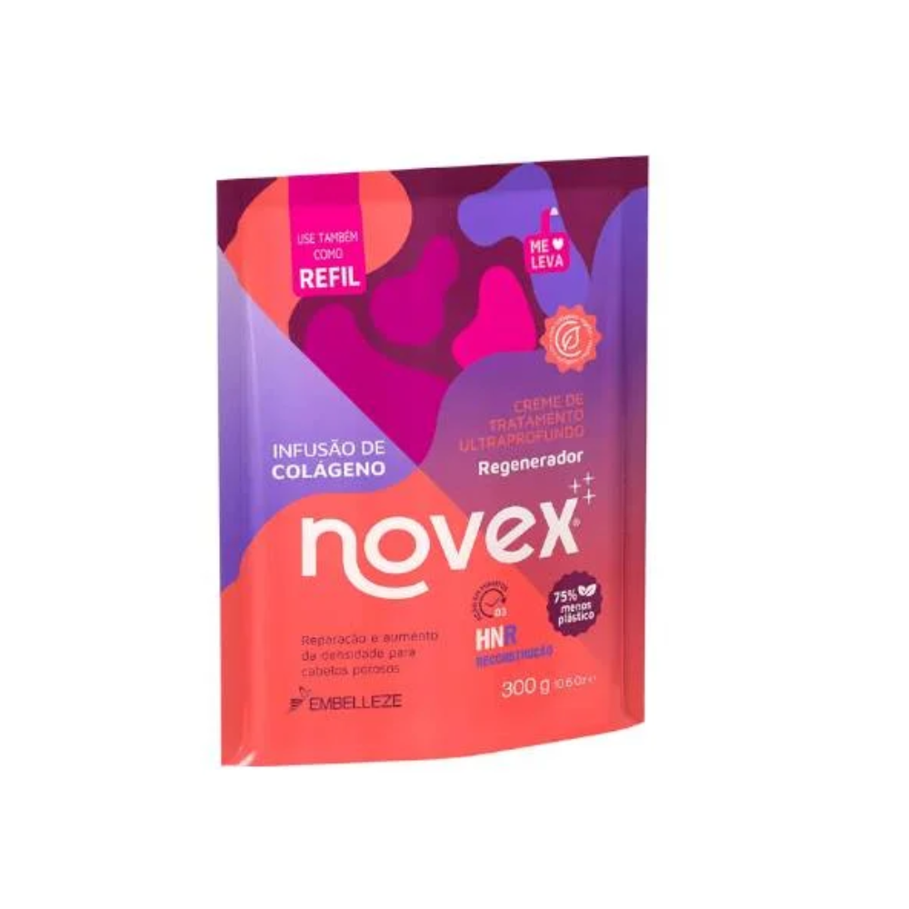 Refil de Creme de Tratamento Novex Infusão de Colágeno 300 g